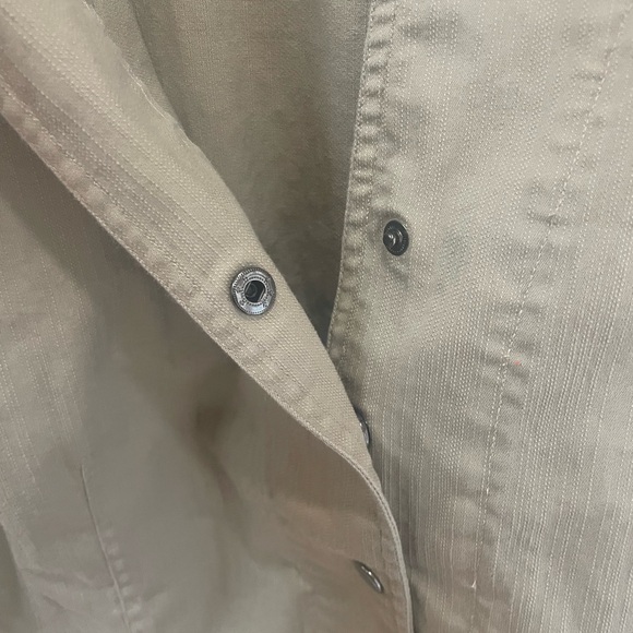 Khaki CJ Banks jacket with snaps Size 3X - Picture 3 of 8